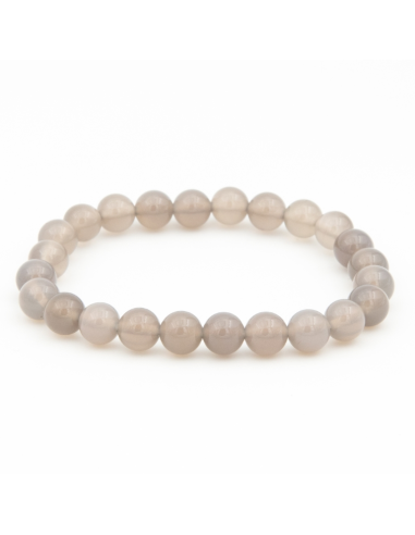 AGATE GRISE 8MM